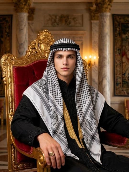 Royal Throne Keffiyeh Style